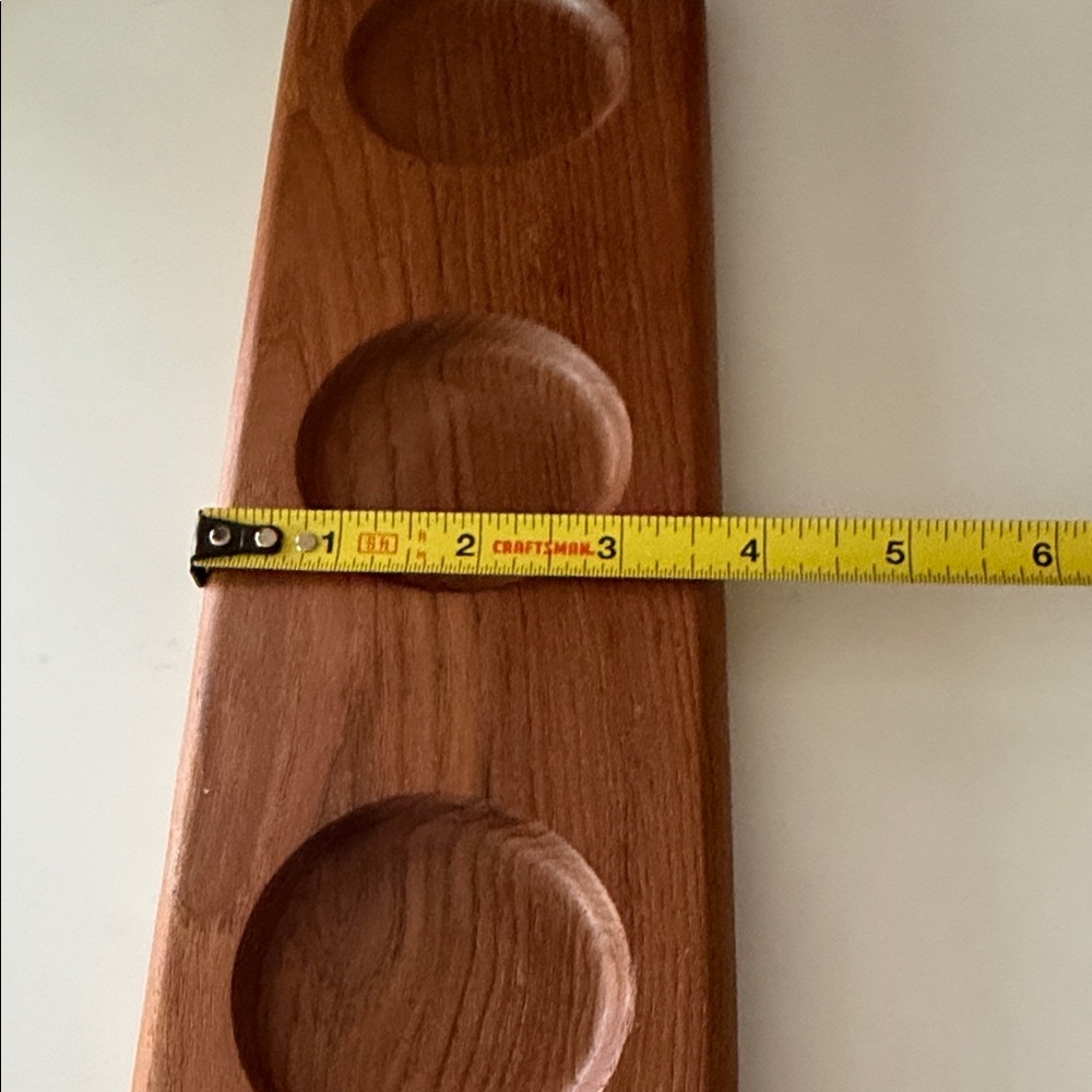 Teak Wooden Trays Set of 2 - Picture 9 of 11